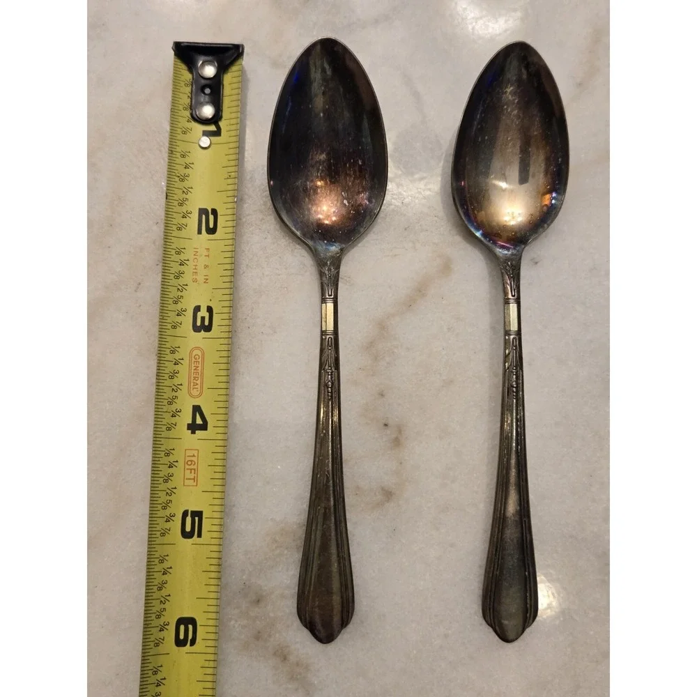 Tudor Plate Oneida Community Lot Of 2‎ Teaspoons 6